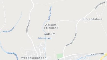 Plattegrond Aalsum #1 kaart, map en Live nieuws