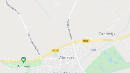 Plattegrond Almkerk #1 kaart, map en Live nieuws