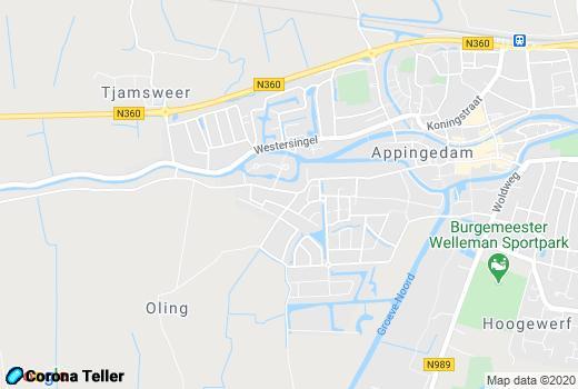 Plattegrond van Appingedam map