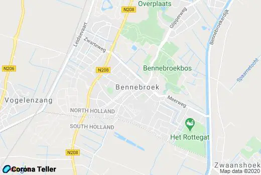 Plattegrond Bennebroek #1 kaart, map en Live nieuws