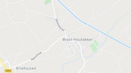 Plattegrond Biest-Houtakker #1 kaart, map en Live nieuws