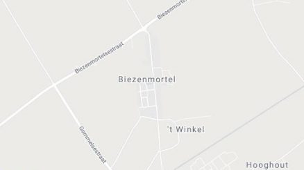 Plattegrond van Biezenmortel map