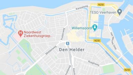 Plattegrond Den Helder #1 kaart, map en Live nieuws