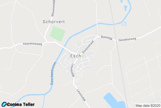 Plattegrond van Esch map