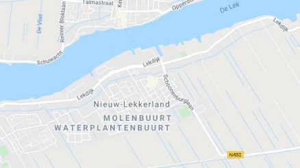 Plattegrond Nieuw-Lekkerland #1 kaart, map en Live nieuws