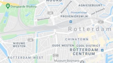 Plattegrond Rotterdam #1 kaart, map en Live nieuws