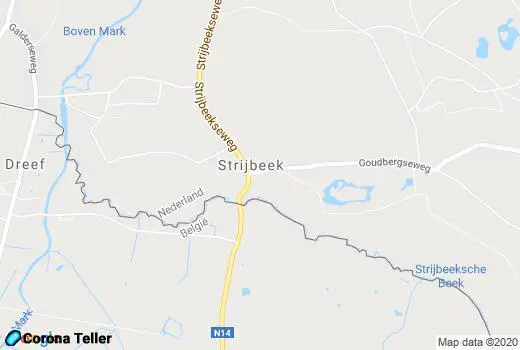 Plattegrond Strijbeek #1 kaart, map en Live nieuws