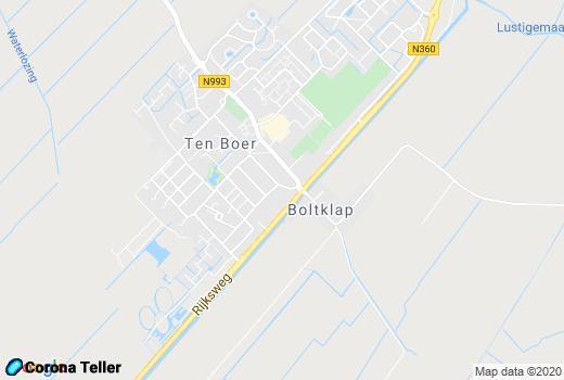 Plattegrond Ten Boer #1 kaart, map en Live nieuws