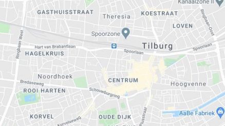 Plattegrond Tilburg #1 kaart, map en Live nieuws