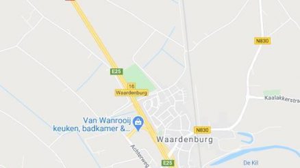 Plattegrond Waardenburg #1 kaart, map en Live nieuws