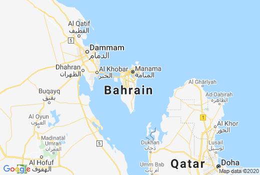 Covid-19 Kaart Bahrein aantal inwoners besmet, Coronavirus Doden aantallen, Reisadvies Bahrein en informatie