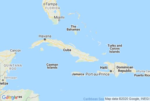 Kaart Cuba besmettingen, Coronavirus Overledenen, Reisadvies Cuba en Nieuws