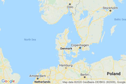 Kaart Denemarken aantal besmettingen, Corona virus Overledenen, Reisadvies Denemarken en live update