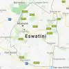 KAART eSwatini Coronavirus: Aantal besmettingen, doden en vakantie Nieuws