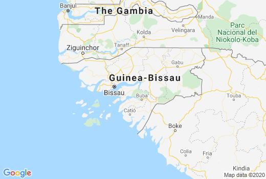 Covid-19 Kaart Guinee-Bissau aantal besmettingen, Corona virus Overledenen, Reisadvies Guinee-Bissau en live update