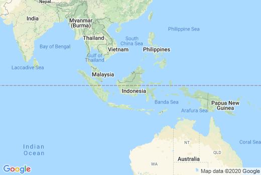 Covid-19 Kaart Indonesië aantal inwoners besmet, Corona virus Doden aantallen, Reisadvies Indonesië en lokaal