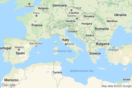 Landkaart Italië aantal besmettingen, Corona Overledenen, Reisadvies Italië en actueel nieuws