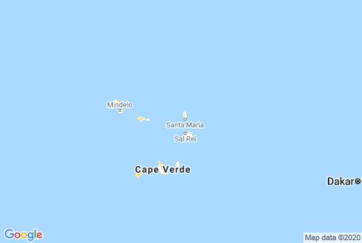 KAART Kaapverdië Coronavirus: Aantal besmettingen, doden en vakantie Nieuws