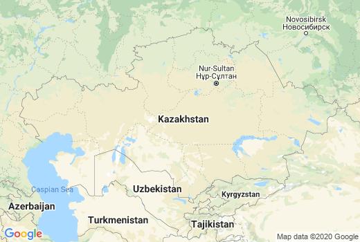 Kaart Kazachstan besmettingen, Corona Doden aantallen, Reisadvies Kazachstan en regio nieuws