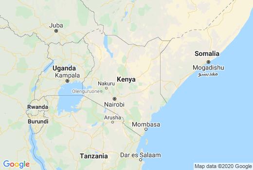 Covid-19 Kaart Kenia aantal inwoners besmet, Corona virus Overledenen, Reisadvies Kenia en actueel nieuws