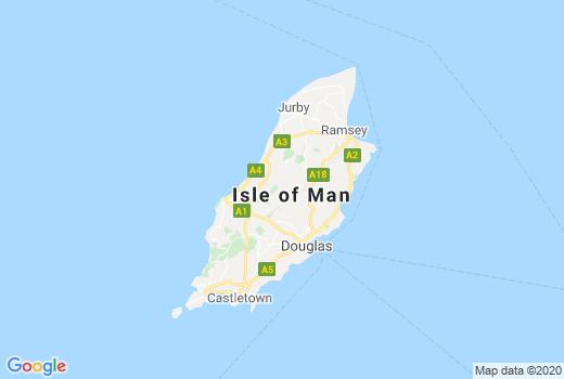 Landkaart Man Eiland aantal inwoners besmet, Corona Overledenen, Reisadvies Man Eiland en live update