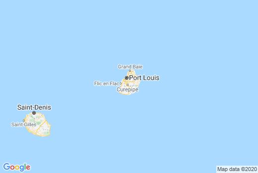 Covid-19 Kaart Mauritius aantal inwoners besmet, Corona Overledenen, Reisadvies Mauritius en overzicht