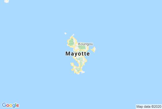 Covid-19 Kaart Mayotte besmettingen, Coronavirus Aantal overledenen, Reisadvies Mayotte en informatie