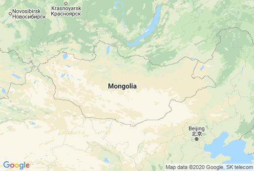 Landkaart Mongolië aantal besmettingen, Coronavirus Aantal overledenen, Reisadvies Mongolië en live update