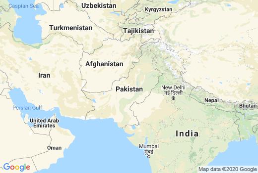 Covid-19 Kaart Pakistan besmettingen, Corona virus Aantal overledenen, Reisadvies Pakistan en live update
