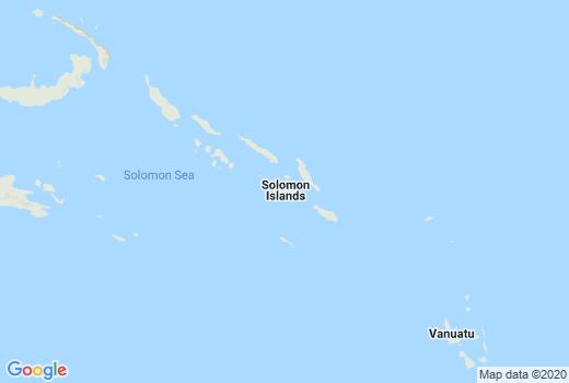 Kaart Salomonseilanden aantal inwoners besmet, Corona virus Aantal overledenen, Reisadvies Salomonseilanden en live updates