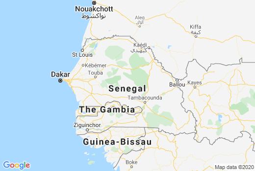 Kaart Senegal besmettingen, Corona Aantal overledenen, Reisadvies Senegal en Lokaal nieuws