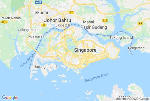 Covid-19 Kaart Singapore besmettingen, Corona virus Aantal overledenen, Reisadvies Singapore en lokaal