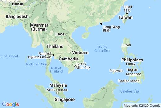 Landkaart Vietnam aantal besmettingen, Corona Doden aantallen, Reisadvies Vietnam en Lokaal nieuws