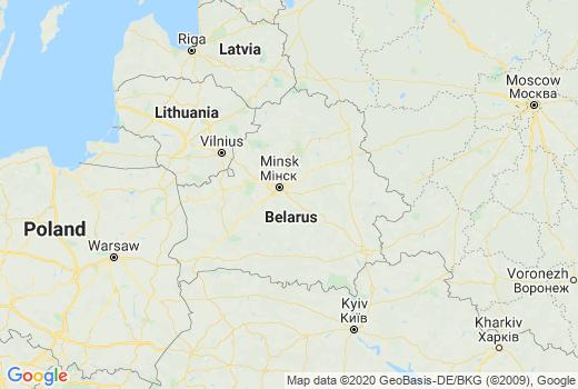 Kaart Wit Rusland aantal besmettingen, Corona Overledenen, Reisadvies Wit Rusland en informatie