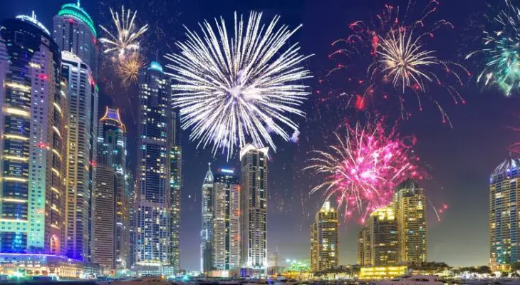 In Dubai Oud en Nieuw vieren zonder maatregelen