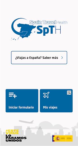 spain travel health spth app ios