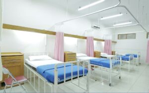 Lege ziekenhuizen corona