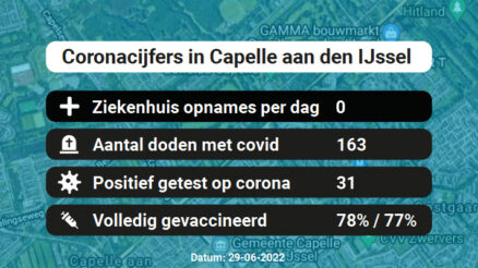 Coronavirus in Capelle aan den IJssel Kaart, Aantal besmettingen en het lokale Nieuws