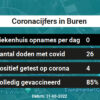 Coronavirus in Buren Kaart, Aantal besmettingen en het lokale Nieuws