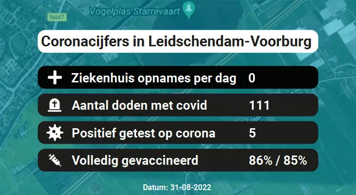 Coronavirus in Leidschendam-Voorburg Kaart, Aantal besmettingen en het lokale Nieuws