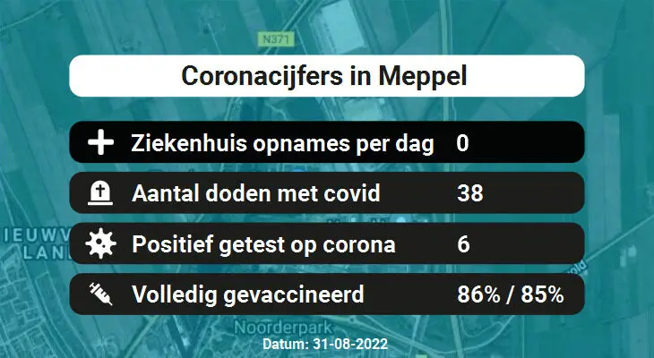 Coronavirus in Meppel Kaart, Aantal besmettingen en het lokale Nieuws