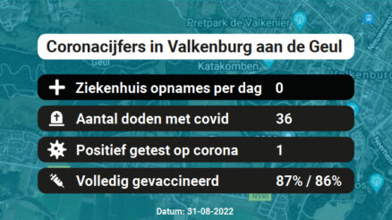 Coronavirus in Valkenburg aan de Geul Kaart, Aantal besmettingen en het lokale Nieuws